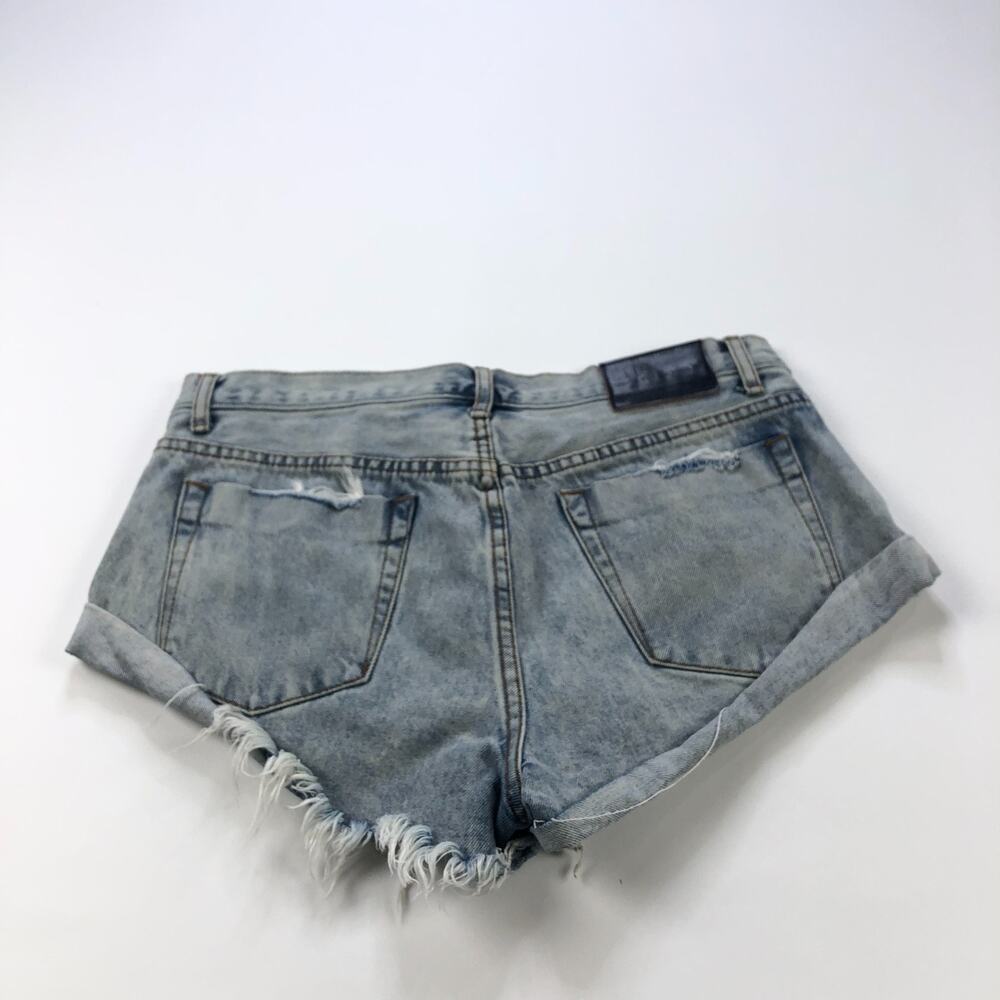 One Teaspoon Eddie Eagle Blakey 30 (Fit 34In) Jean Mid Rise 2" Shorts